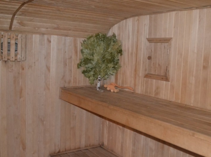 Sauna in "Khrustalnyy dom"