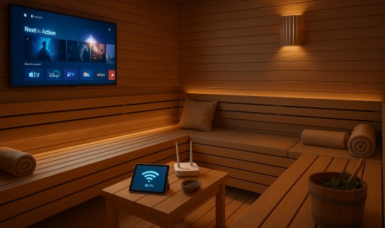 Сауни з TV і Wi-Fi в Києві — відпочинок без відключення від світу