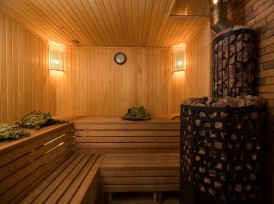 Family wood-burning sauna